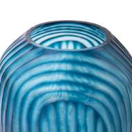 Picture of CIRCLE LARGE VASE, FROST BLUE