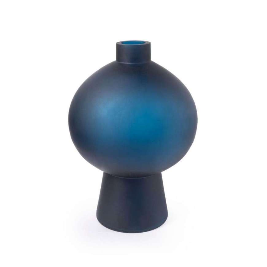 Picture of SHARRI LARGE VASE, PRUSSIAN BLUE