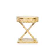 Picture of MODENA 1-DRAWER SIDE TABLE, BURL