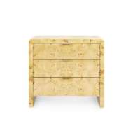 Picture of EMIL 3-DRAWER SIDE TABLE, BURL