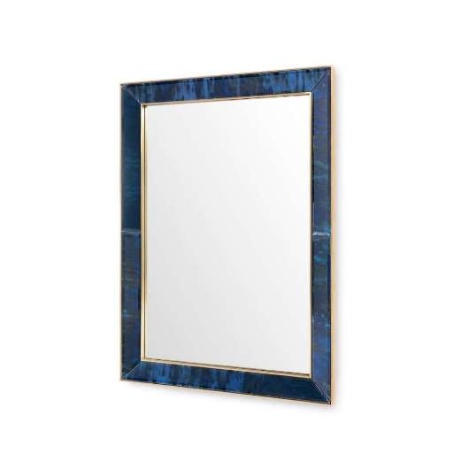 Picture of ETIENNE LARGE MIRROR, ANTIQUE MIDNIGHT BLUE