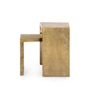 Picture of LINUS NESTING TABLES, ANTIQUE BRASS