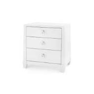 Picture of MADISON 3-DRAWER SIDE TABLE, CHIFFON WHITE