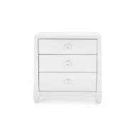 Picture of MADISON 3-DRAWER SIDE TABLE, CHIFFON WHITE