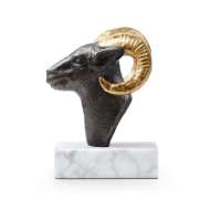 Picture of RAM STATUE, GOLD AND BRONZE