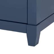 Picture of MADISON 3-DRAWER SIDE TABLE, NAVY BLUE LACQUER