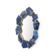 Picture of LUCAS MIRROR, ANTIQUE MIDNIGHT BLUE