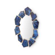 Picture of LUCAS MIRROR, ANTIQUE MIDNIGHT BLUE