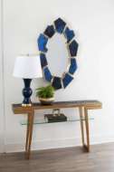 Picture of LUCAS MIRROR, ANTIQUE MIDNIGHT BLUE