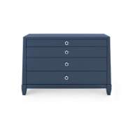 Picture of MADISON LARGE 4-DRAWER, NAVY BLUE LACQUER