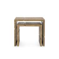 Picture of HOLLIS NESTING TABLES SET OF 2, ANTIQUE BRASS