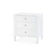 Picture of KINGSTON 3-DRAWER END TABLE, SOFT WHITE