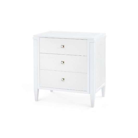 Picture of KINGSTON 3-DRAWER END TABLE, SOFT WHITE