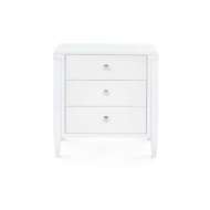 Picture of KINGSTON 3-DRAWER END TABLE, SOFT WHITE