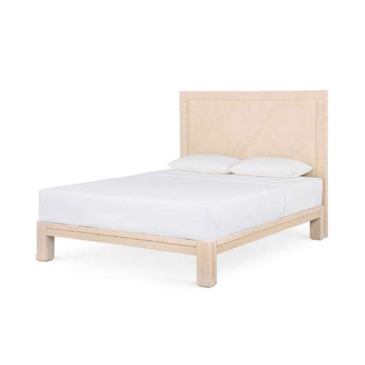 Picture of PATRICIA QUEEN HEADBOARD WITH BED FRAME, SAND