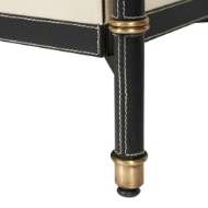 Picture of TOULON 3-DRAWER SIDE TABLE, BLACK