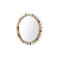 Picture of ZOE ROUND MIRROR, ANTIQUE BRASS