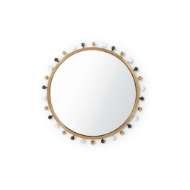 Picture of ZOE ROUND MIRROR, ANTIQUE BRASS