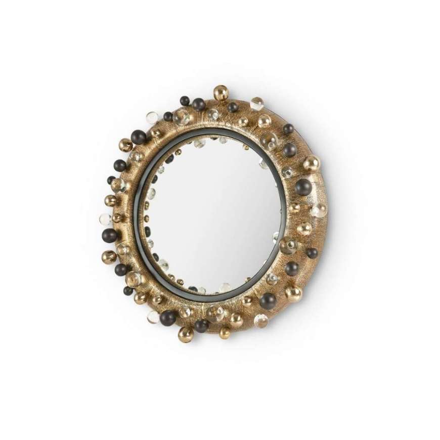 Picture of ERIS MIRROR, ANTIQUE BRASS