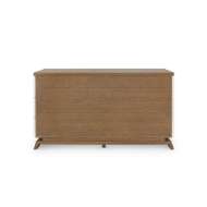 Picture of TRISTAN 6-DRAWER, SAND WHITE, SESAME FINISH OAK VENEER