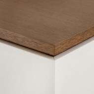 Picture of TRISTAN 6-DRAWER, SAND WHITE, SESAME FINISH OAK VENEER