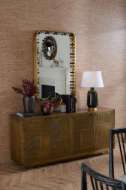 Picture of ZOE LARGE MIRROR, ANTIQUE BRASS