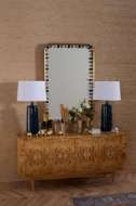 Picture of ZOE LARGE MIRROR, ANTIQUE BRASS