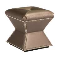 Picture of FACETED OTTOMAN (FABRIC)