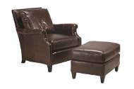 Picture of CHARTWELL OTTOMAN (LEATHER)