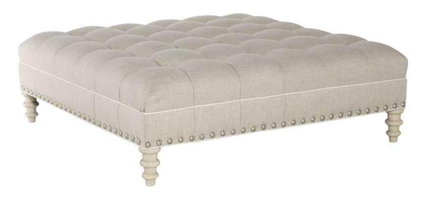 Picture of LIBRARY SQUARE TUFTED OTTOMAN