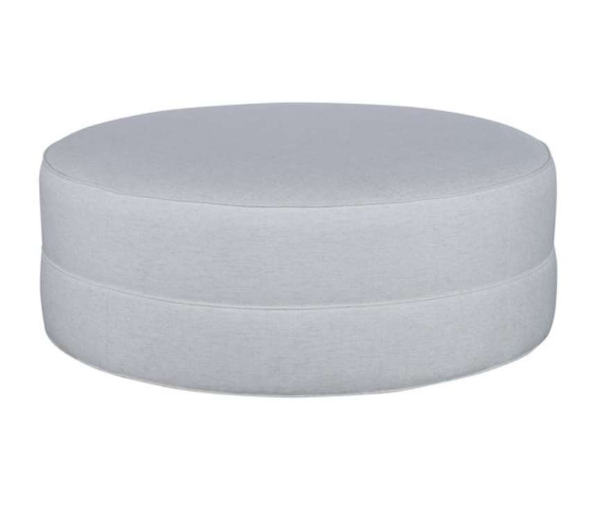 Picture of STUDIO C ROUND BASE BORDER OTTOMAN (48")