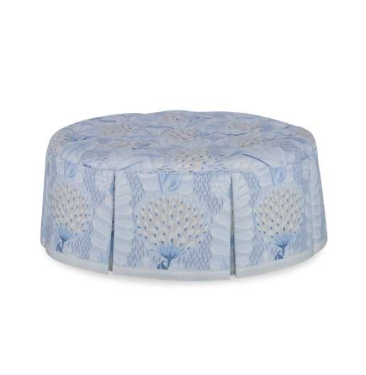 Picture of STUDIO C ROUND SKIRTED OTTOMAN (42")