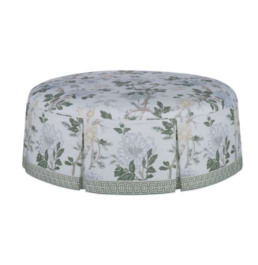 Picture of STUDIO C ROUND SKIRTED OTTOMAN (48")