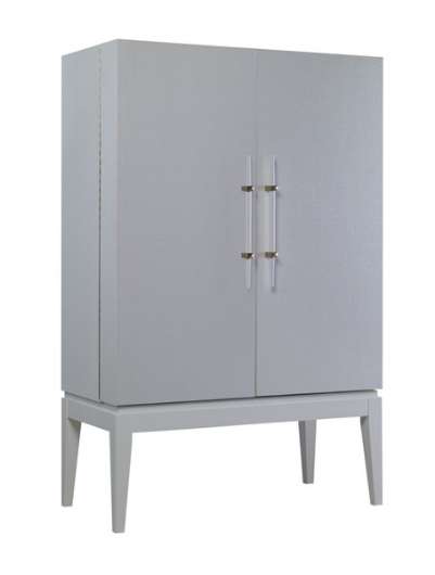 Picture of SOCIALITE HIGH BAR CABINET WITH GRASS CLOTH