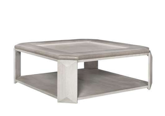 Picture of TAVOLO COCKTAIL TABLE (UPH TOP & WOOD INSET) (48")