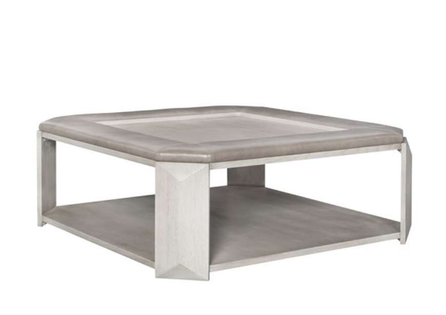 Picture of TAVOLO COCKTAIL TABLE (UPH TOP & WOOD INSET) (48")