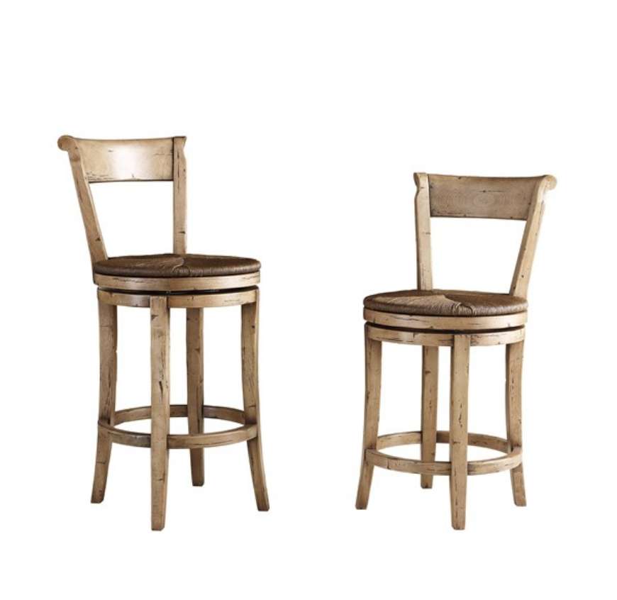 Picture of HARTFORD RUSHSEAT SWIVEL BARSTOOL