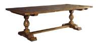 Picture of MILTON DOUBLE PEDESTAL TRESTLE TABLE