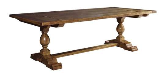 Picture of MILTON DOUBLE PEDESTAL TRESTLE TABLE