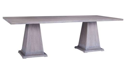 Picture of WEDGE DOUBLE PEDESTAL DINING TABLE