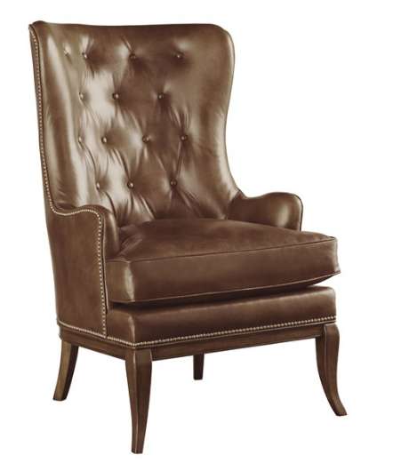 Picture of SHERMAN WING CHAIR (LEATHER)