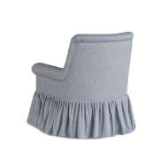 Picture of ARABELLA SKIRTED SWIVEL CHAIR (RUFFLED SKIRT)