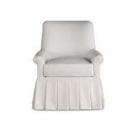 Picture of ARABELLA SKIRTED SWIVEL CHAIR (BOX PLEAT SKIRT)