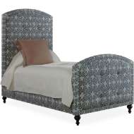 Picture of A1-30TW1R ARCH HEADBOARD & FOOTBOARD BED - TWIN SIZE