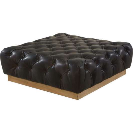 Picture of L9679-90 LEATHER COCKTAIL OTTOMAN