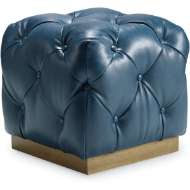 Picture of L9679-00 LEATHER OTTOMAN