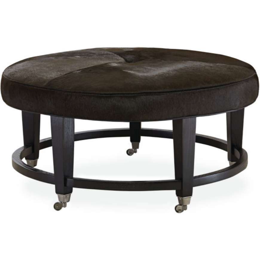 Picture of L9479-10 LEATHER OTTOMAN AND 1/2