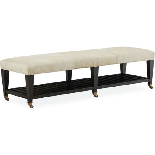 Picture of L9478-90 LEATHER COCKTAIL OTTOMAN