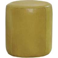 Picture of L9413-00 LEATHER DRUM OTTOMAN