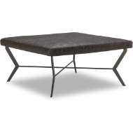 Picture of L9358-91 LEATHER COCKTAIL OTTOMAN